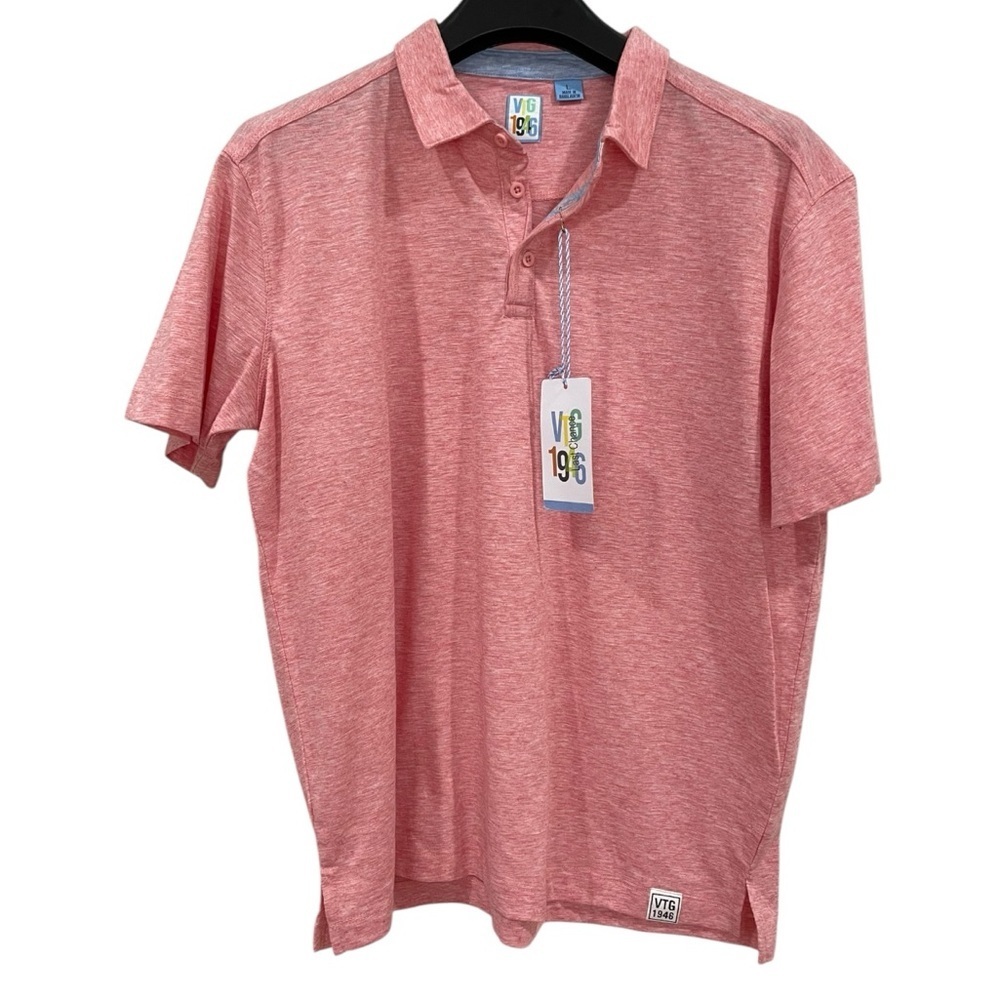 VTG Vintage 1946 Slub Jersey Polo Shirt Size L